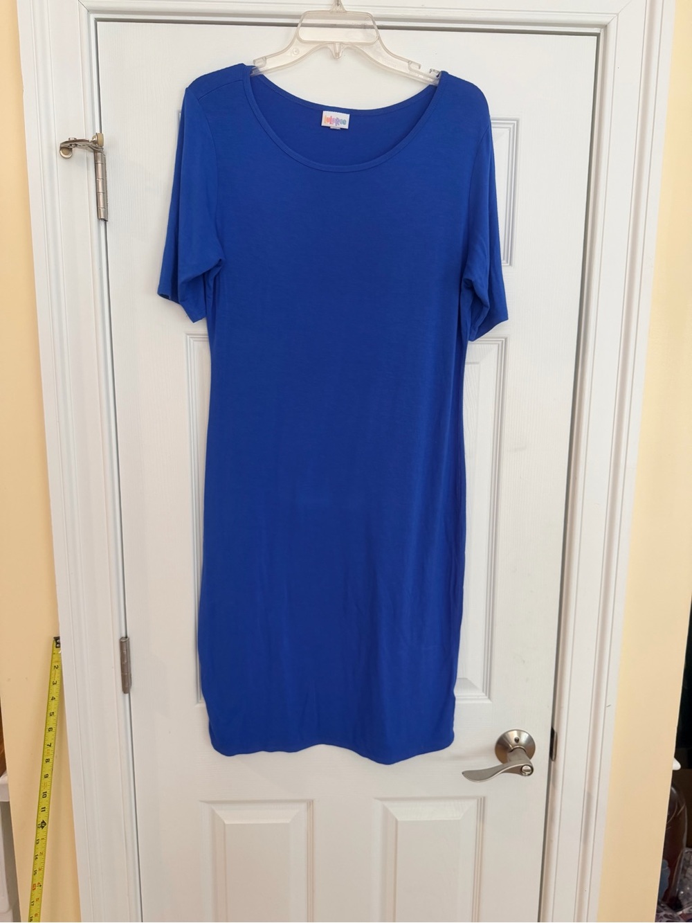 Women's Size XL Blue neckline garment with "LuLaRoe" label GUC